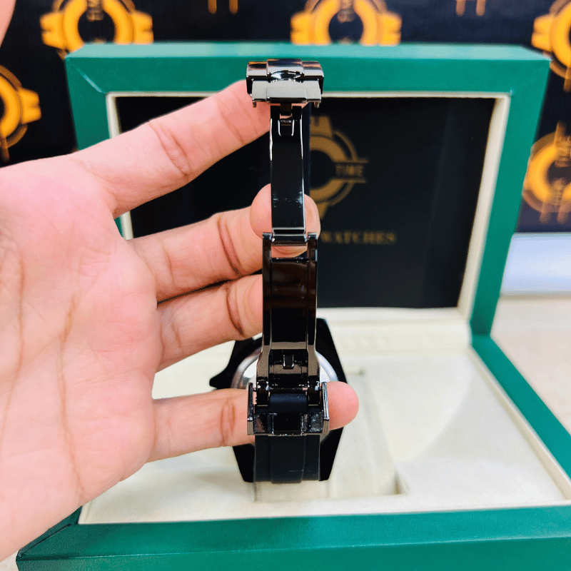 Rolex Submariner Silicon Strap – Black & Black dial