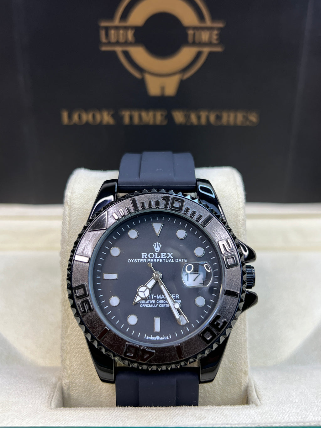 Rolex Submariner Silicon Strap – Black & Black dial