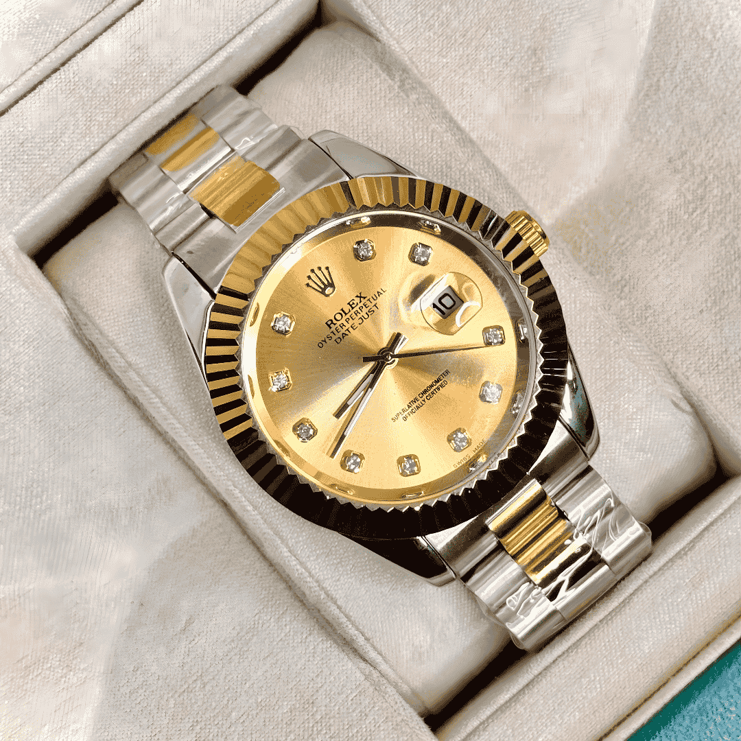 Rolex Watch – Two-Tone gold Dial