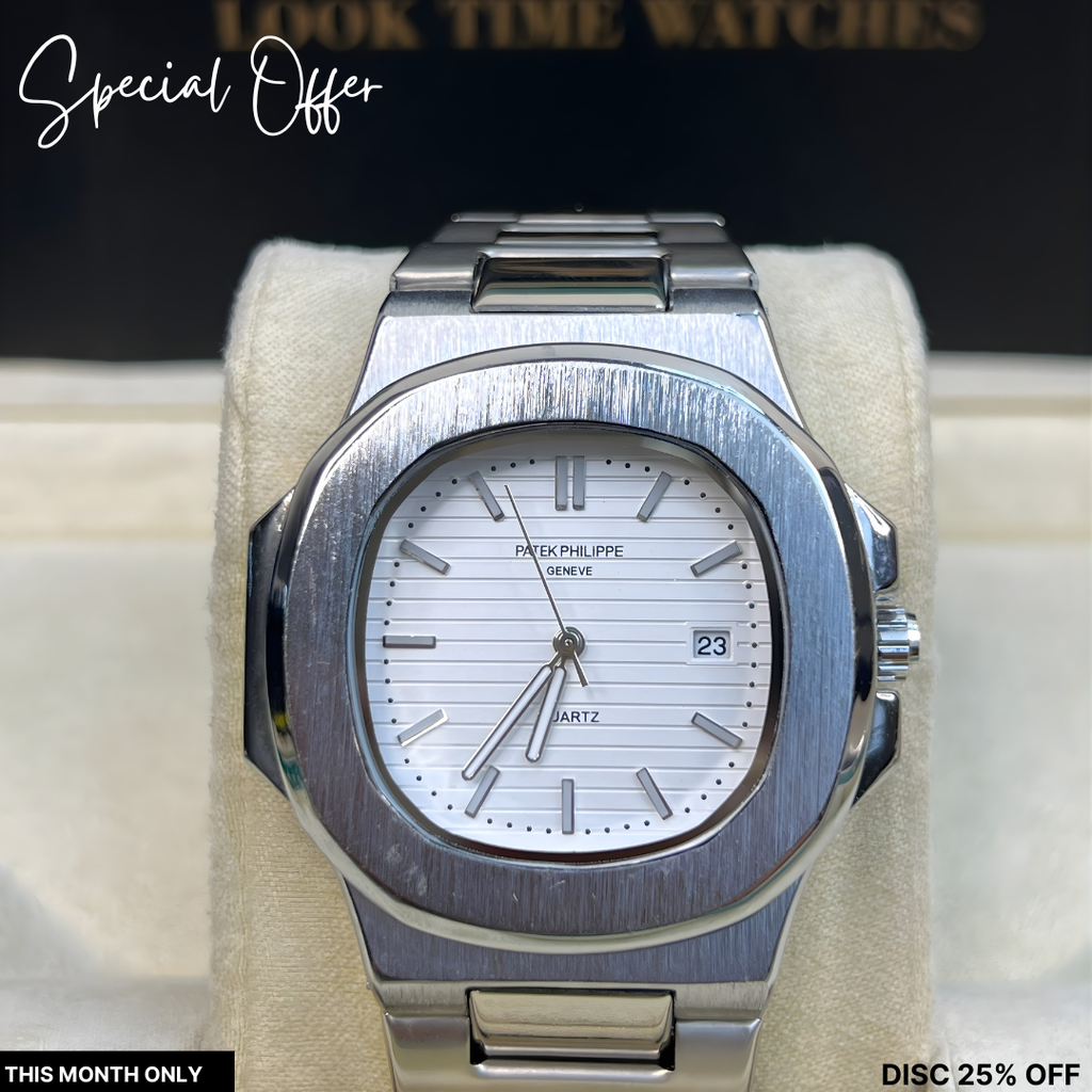 Patek Philippe Luxury Watch - White Dial
