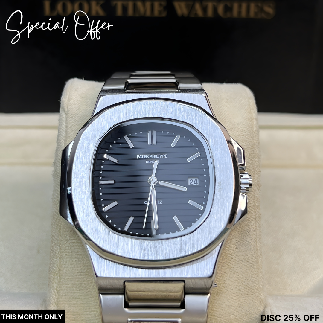 Patek Philippe Luxury Watch – Classic Black Dial