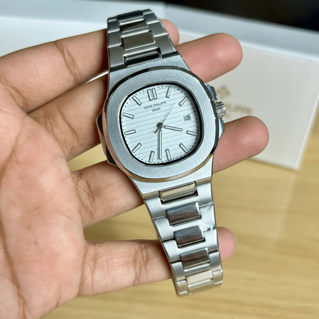 Patek Philippe Luxury Watch - White Dial