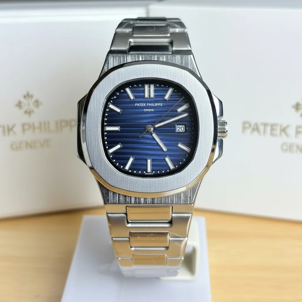 PP Nautilus - Stainless Steel - Navy Blue Dial