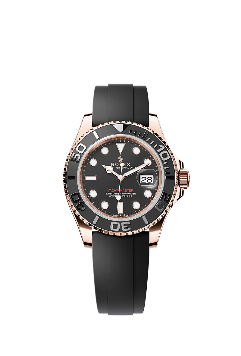 Rolex Submariner Silicon Strap – Black & Gold Dial